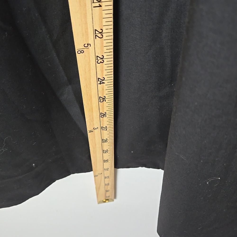 Womens Long Sleeve Art Deco Black Flower Oversize Button Dress Shirt Sz L - Picture 9 of 11